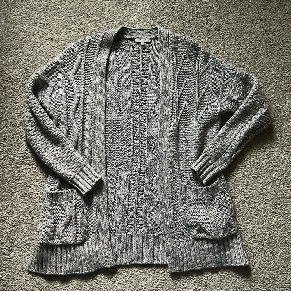 Madewell chunky knit sweater